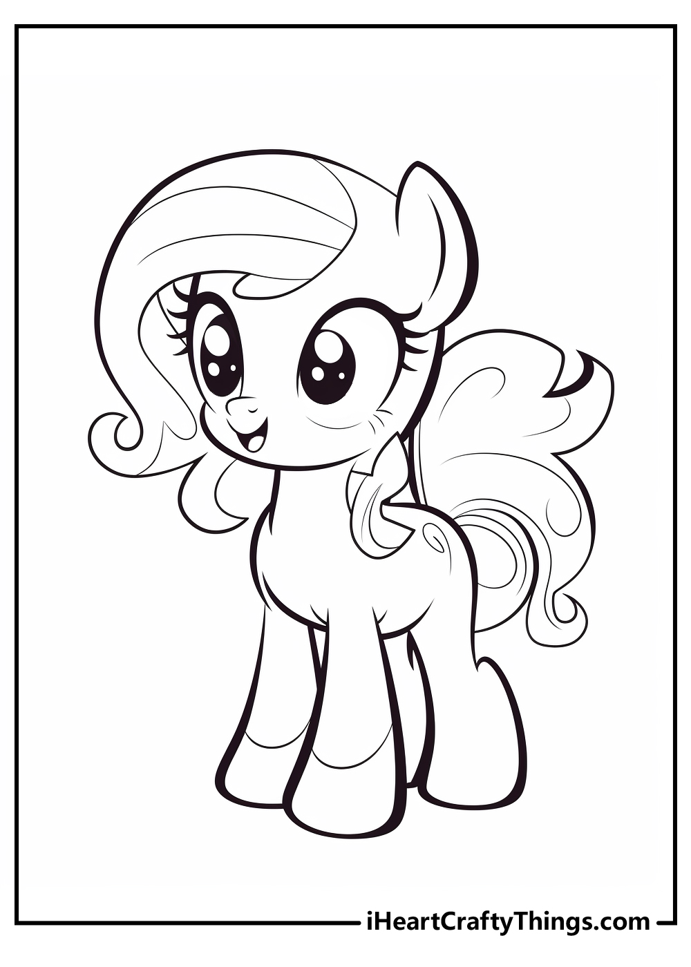 My little pony coloring pages free printables