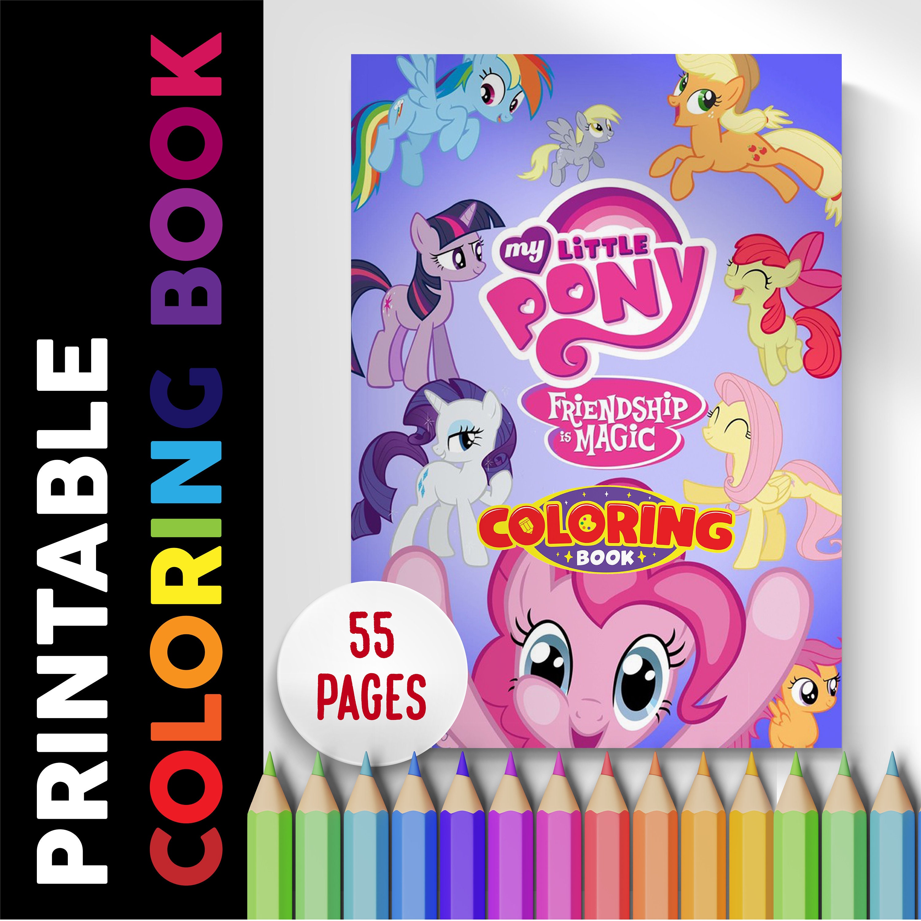 Pony coloring book pages coloring pages printable