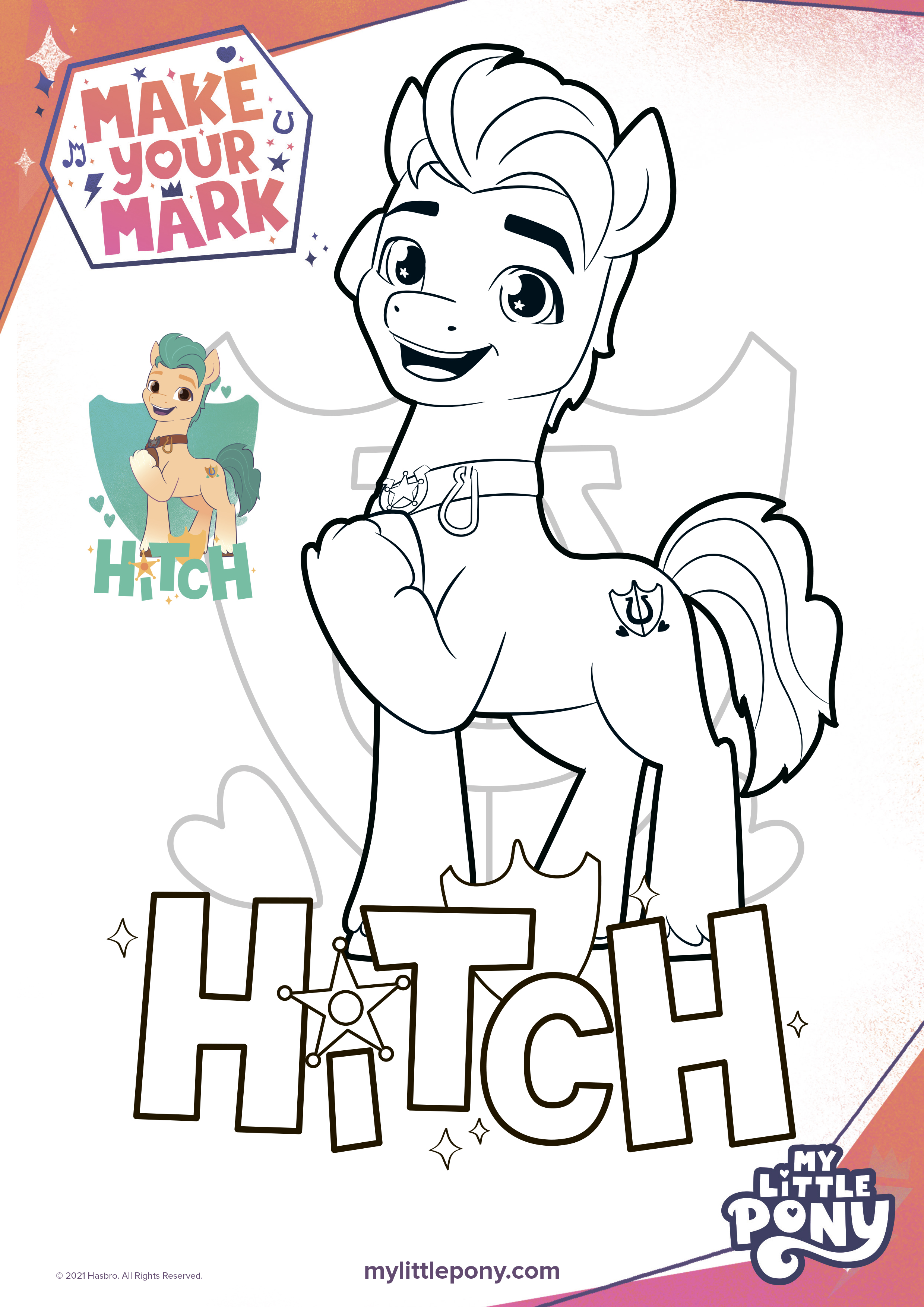 My little pony a new generation movie coloring pages