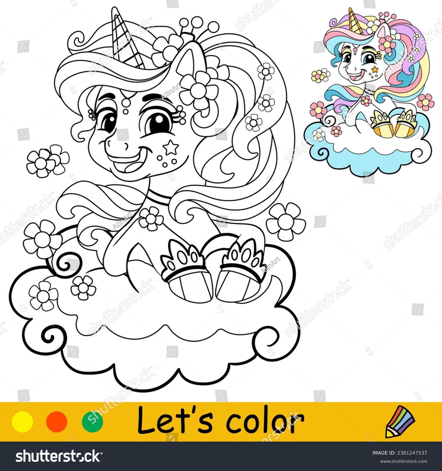 Pony coloring images stock photos d objects vectors