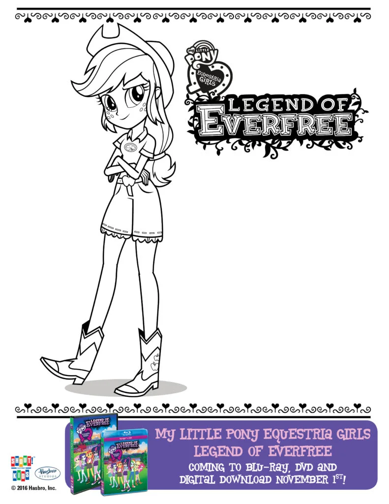 My little pony equestria girls legend of everfree free coloring pages