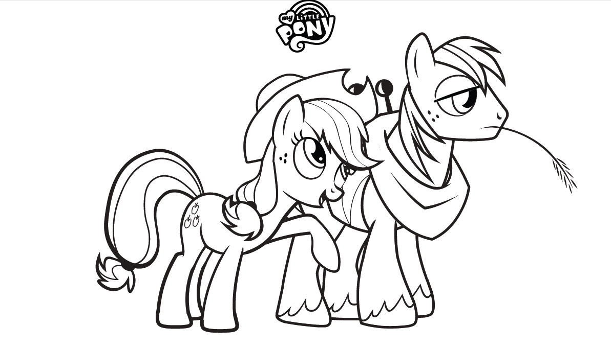 Free printable my little pony coloring pages for kids