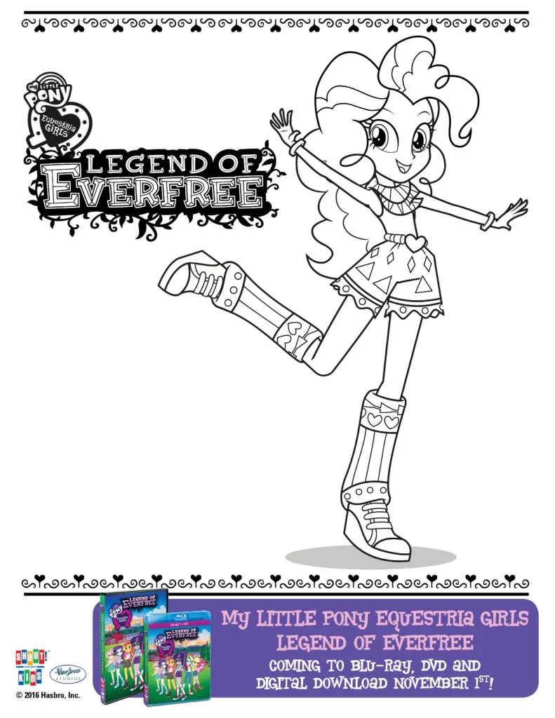 My little pony equestria girls legend of everfree free coloring pages