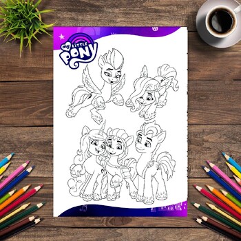 My little pony coloring book pages coloring pages printable for kids