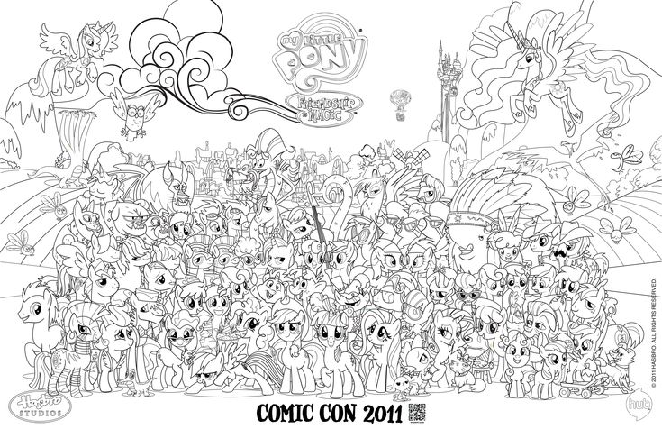 Ic con poster by ciscoql on deviantart my little pony coloring cute coloring pages free coloring pages