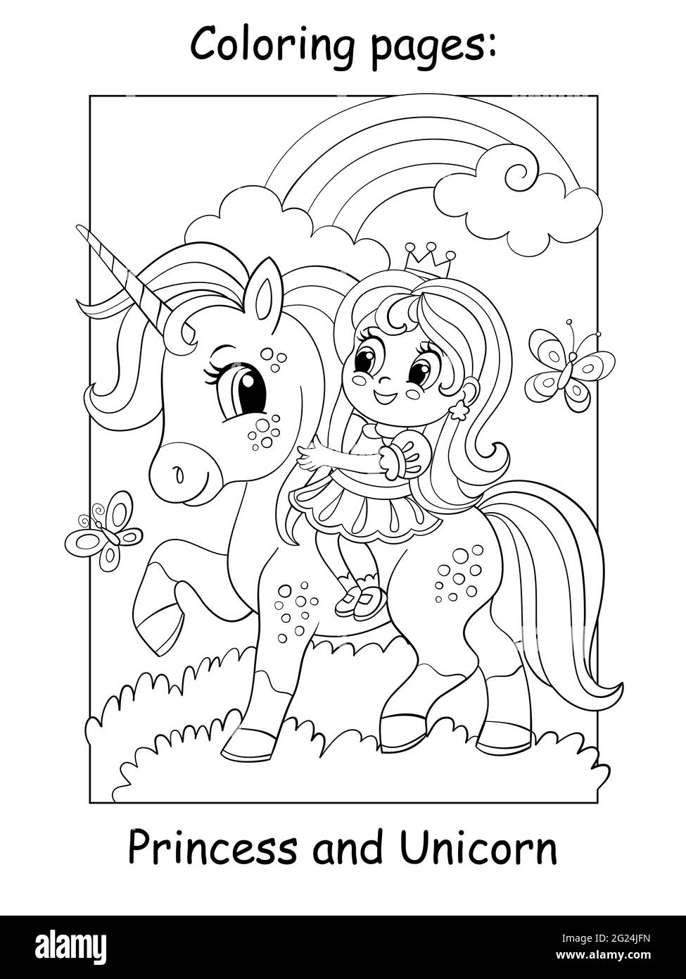 My little pony cartoon black and white stock photos images