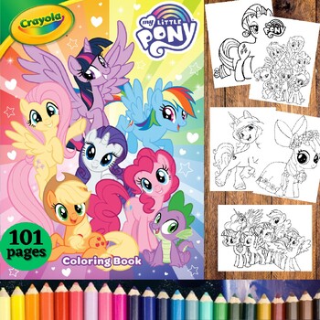 My little pony coloring book pages coloring pages printable for kids