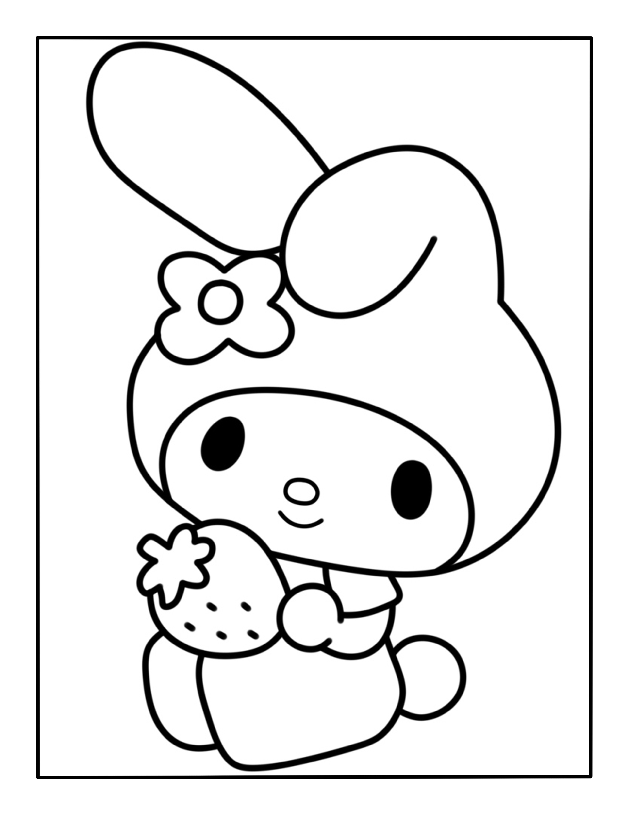 My melody coloring page â kimmi the clown