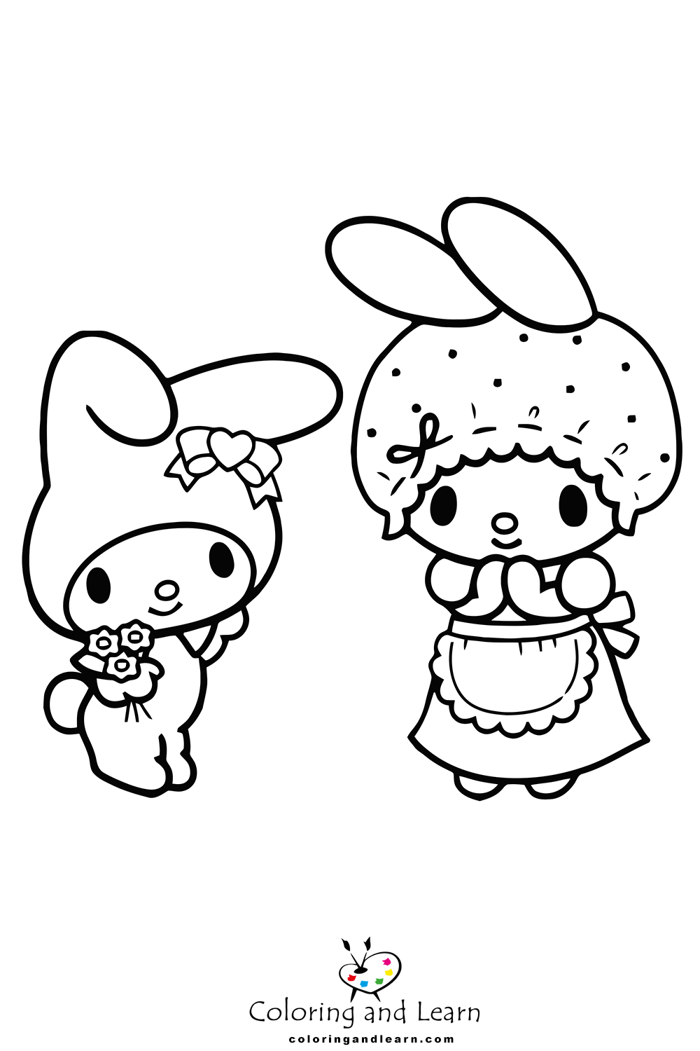 Sanrio coloring pages