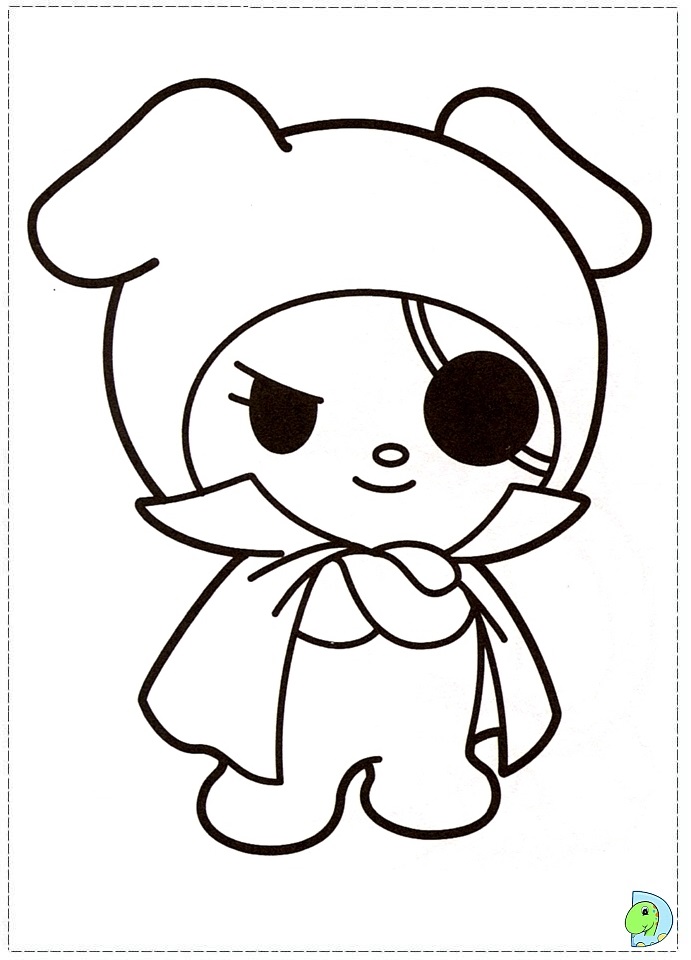 My melody coloring book