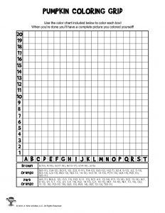 Fall grid coloring pages mystery picture activities woo jr kids activities childrens publishing mystery pictures christmas mystery pictures halloween mystery pictures