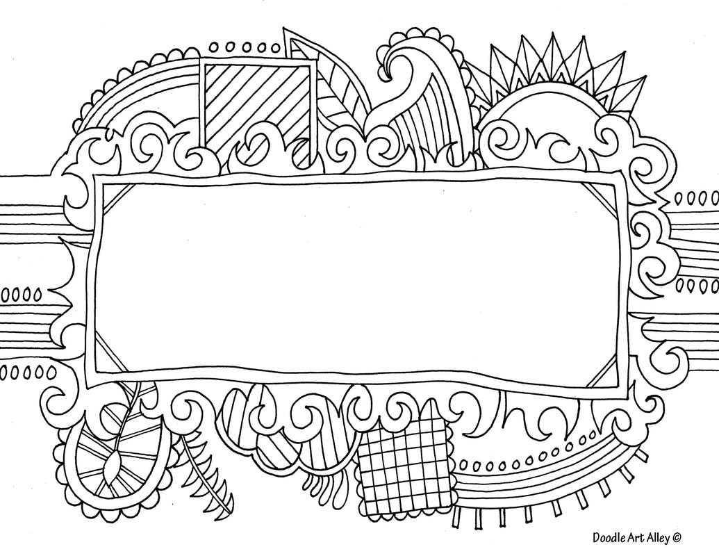 Name templates coloring pages