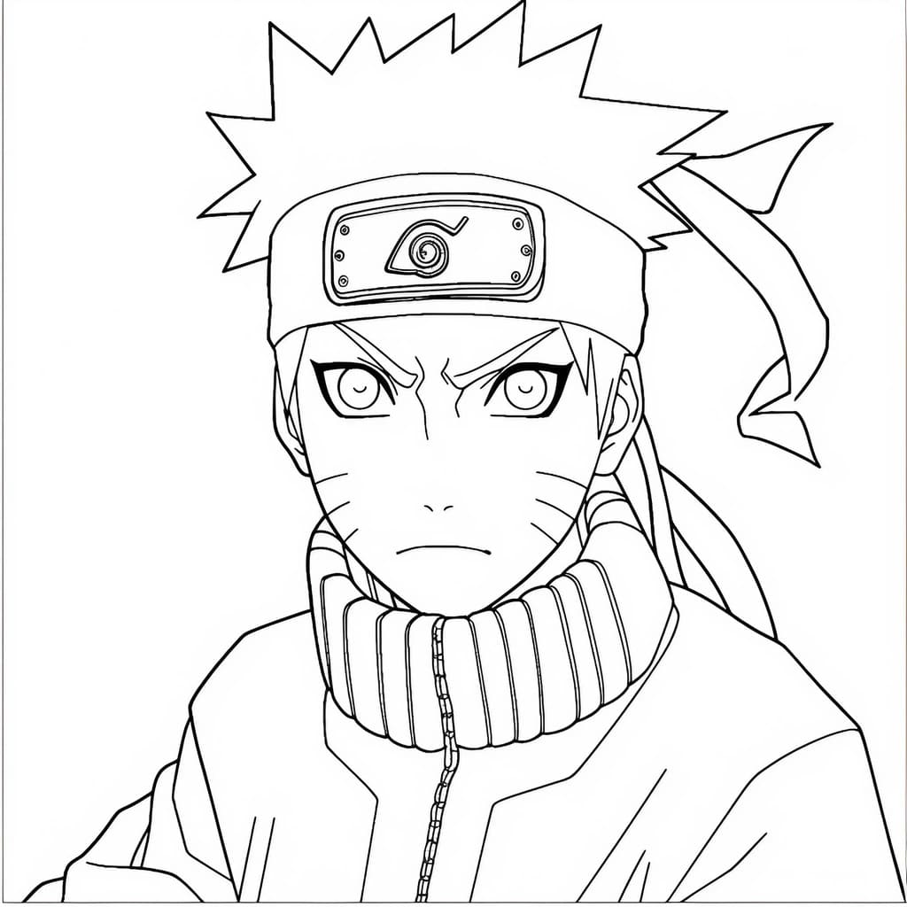 Naruto coloring pages for free and printable