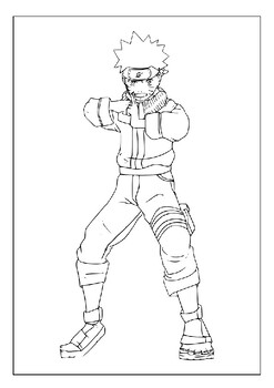 Printable naruto coloring pages collection