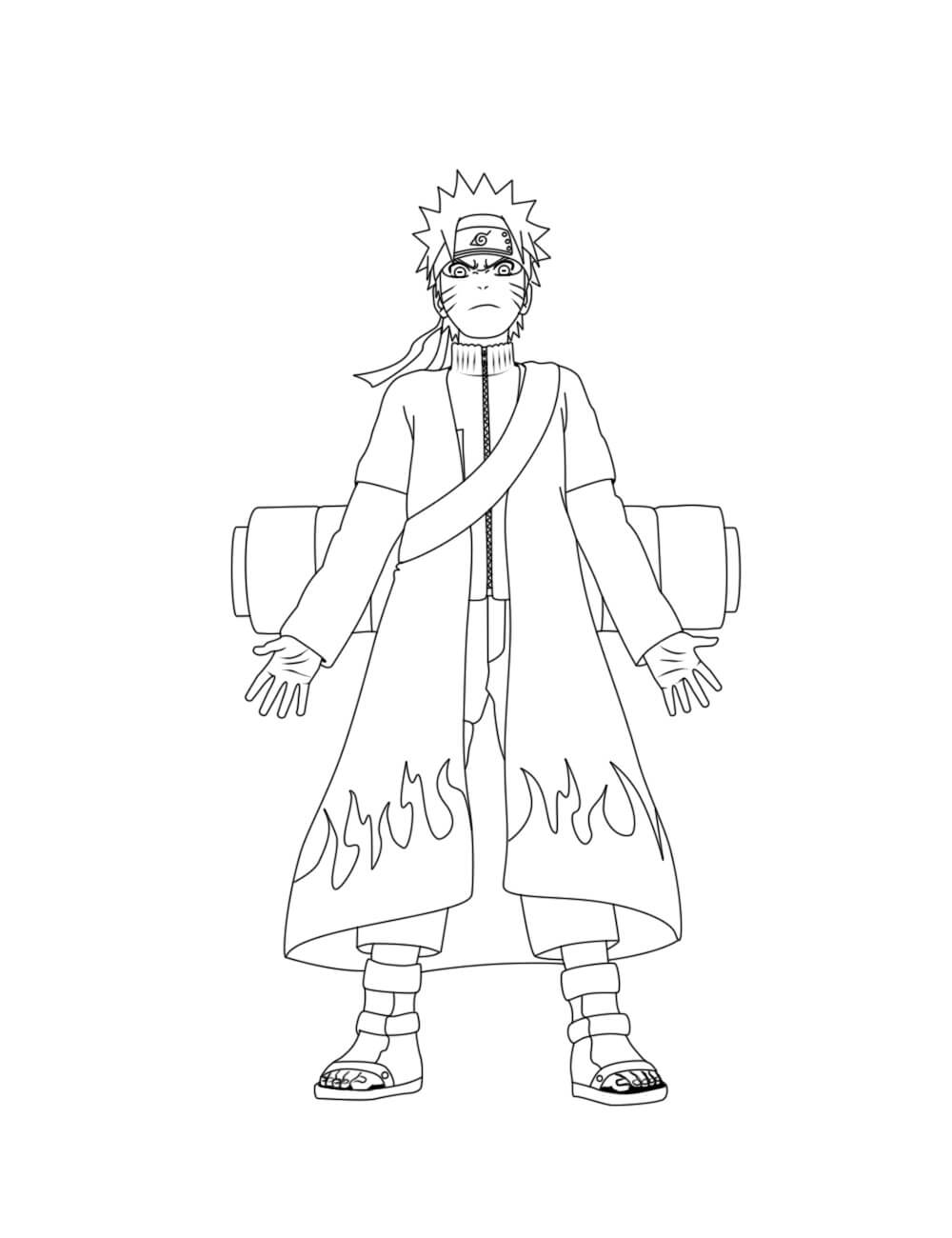 Naruto coloring pages