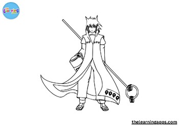 Free rikudou sennin coloring pages printable worksheets for kids mcpo