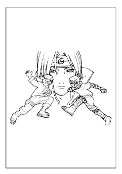 Explore narutos legacy printable sasuke coloring pages collection pages