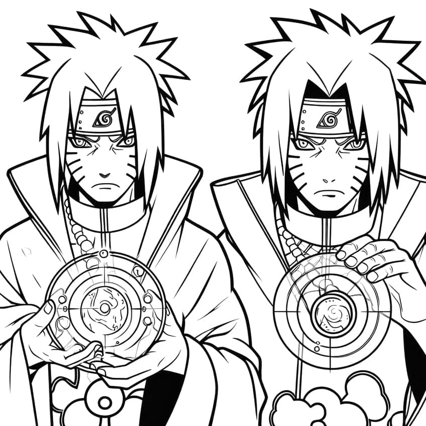 Naruto coloring pages