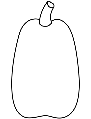 Pumpkin outline coloring page free printable coloring pages