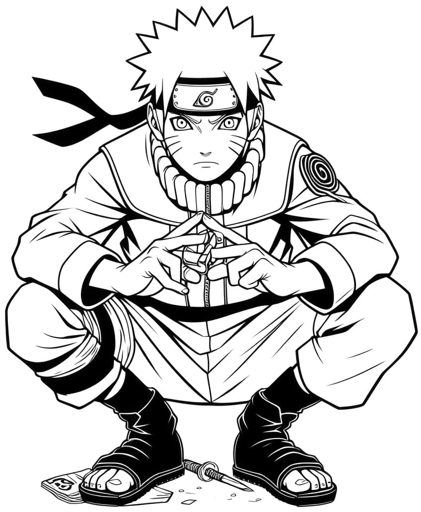 Naruto coloring pages