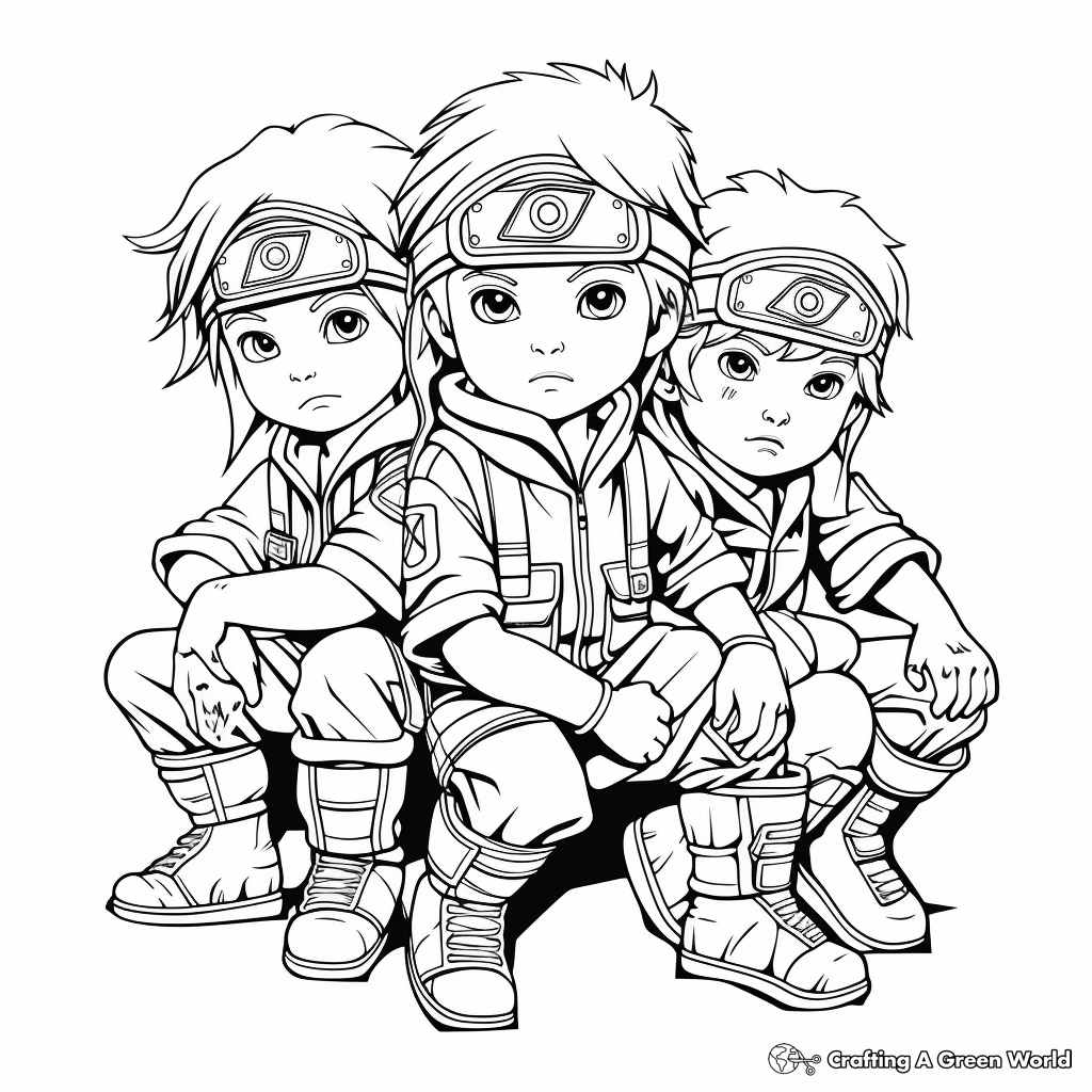 Naruto coloring pages