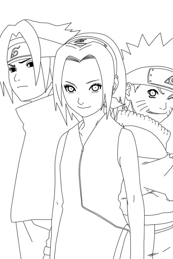 Team lineart by crypticriddlers on deviantart desenhos desenhos para colorir naruto naruto e sasuke desenho