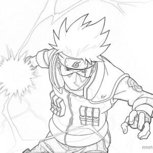 Kakashi coloring pages printable for free download