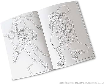 Naruto shippuden the official coloring book viz media books