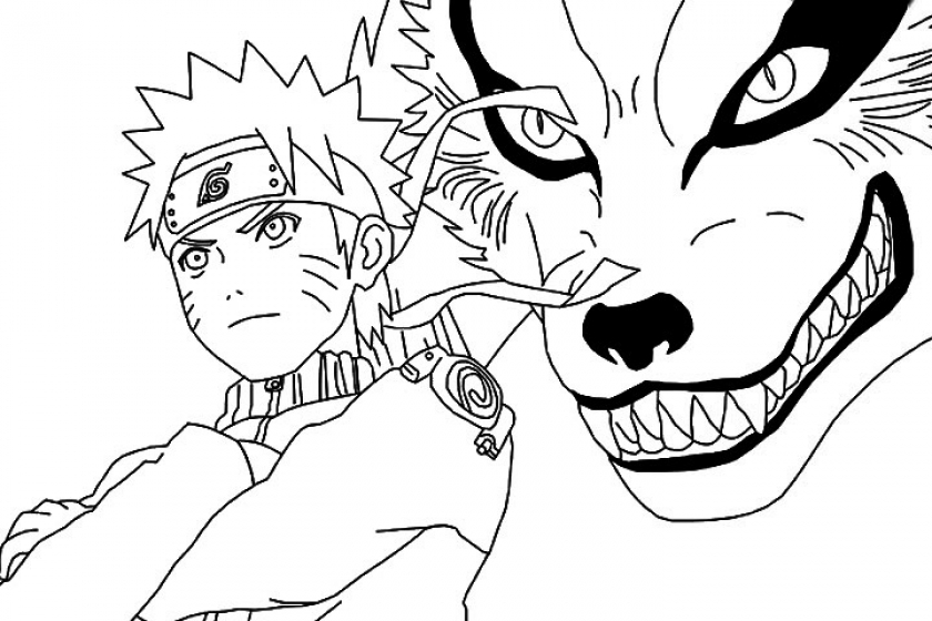 Free printable naruto coloring pages