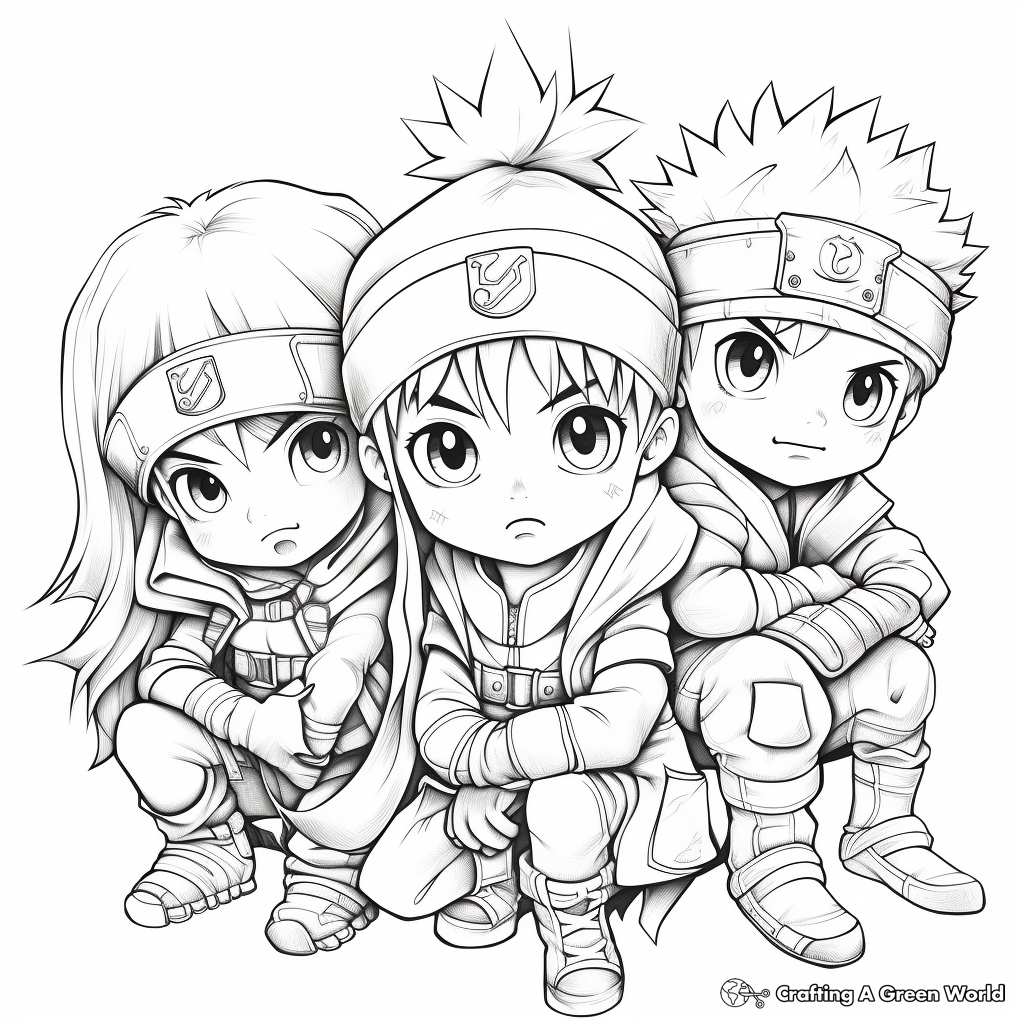 Naruto coloring pages