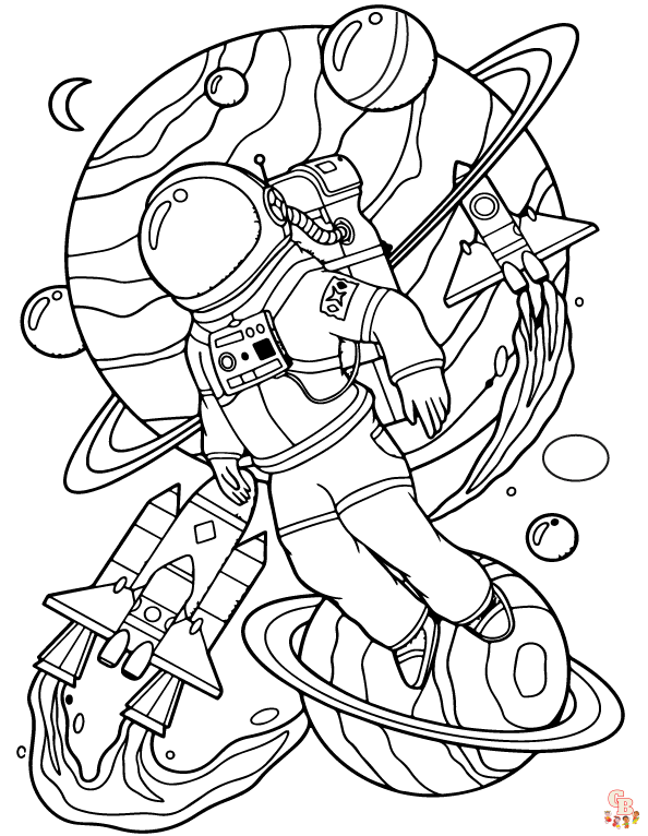 Printable nasa coloring pages free for kids and adults
