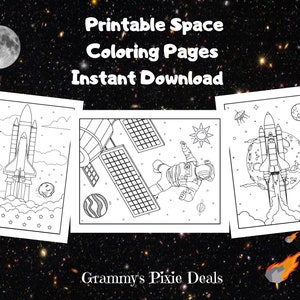 Nasa coloring page