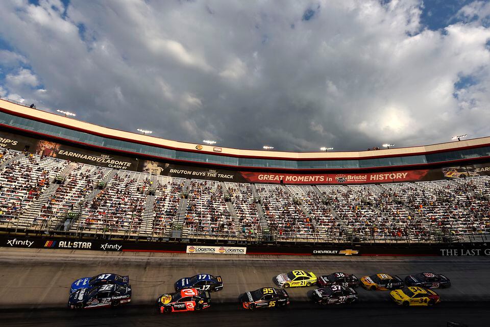 Confederate flags outside fans inside as nascar holds annual all