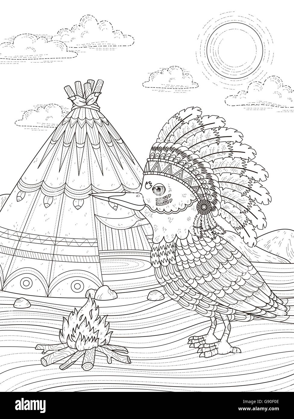 Adult coloring page