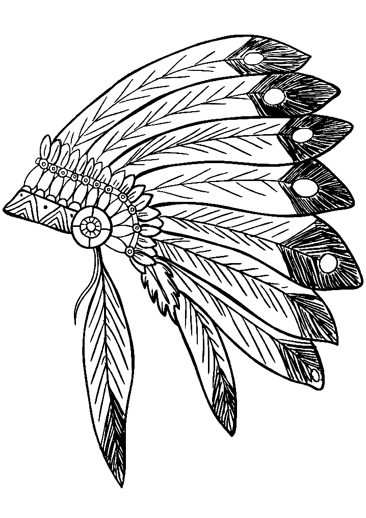 Native american coloring pages printable for free download