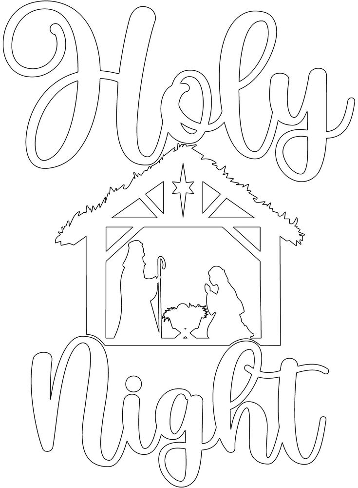 Nativity outline