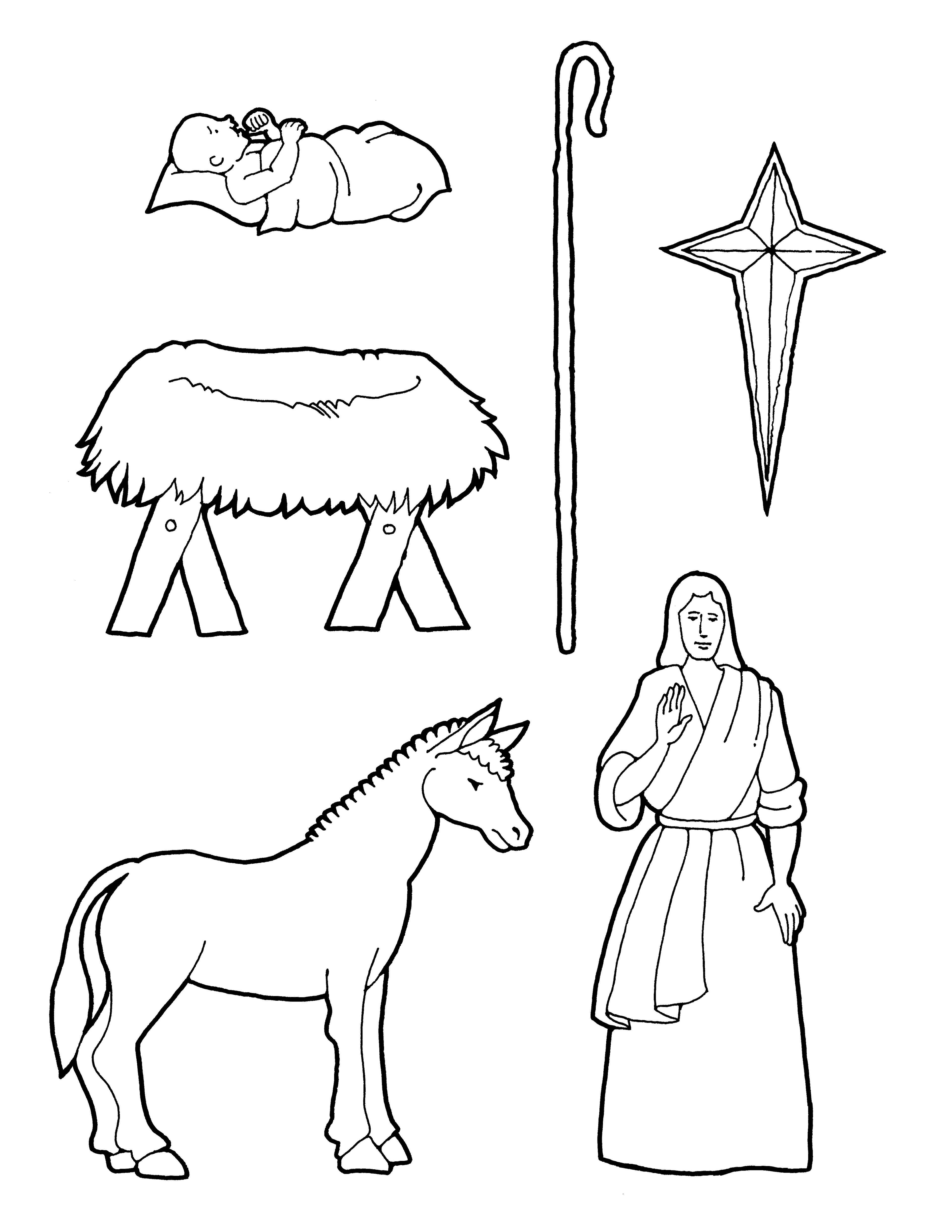 Nativity pieces