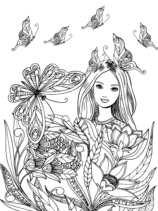 Mother nature coloring pages printable for free download