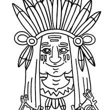 Native american coloring pages