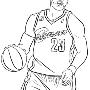 Nba coloring pages printable for free download