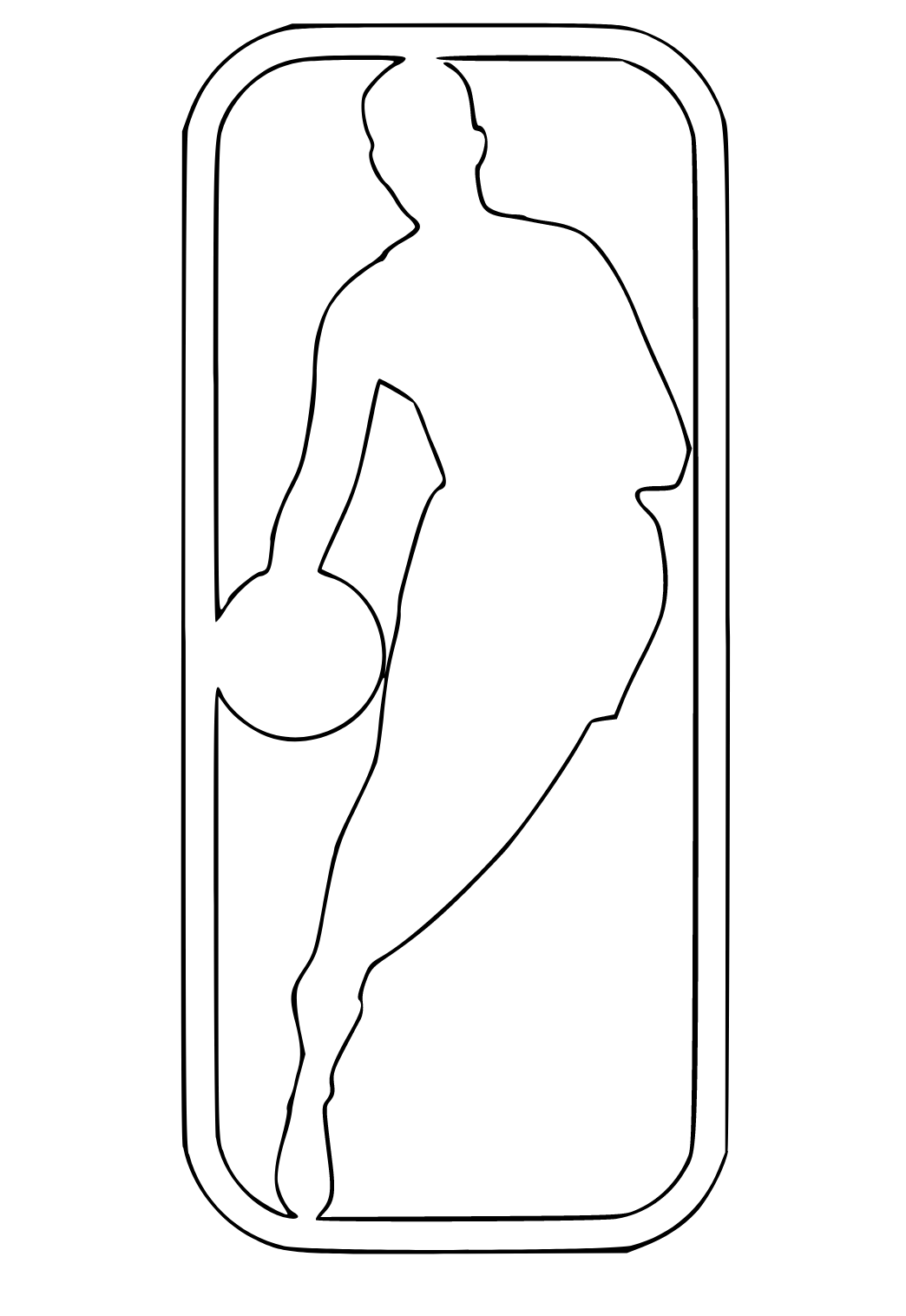 Free printable nba logo coloring page for adults and kids