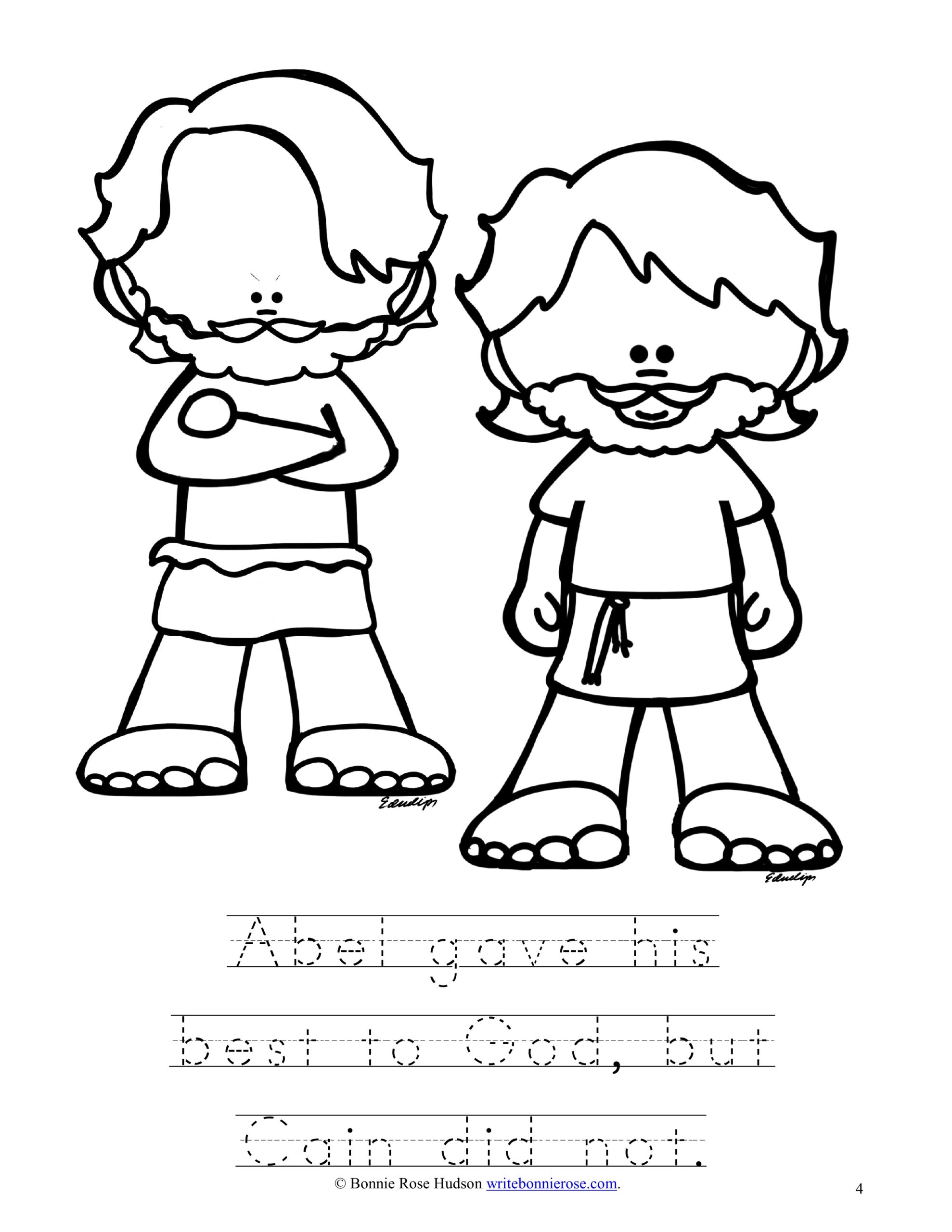 Men of the bible coloring book