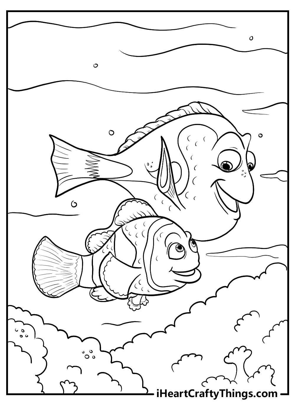 Printable finding nemo coloring pages updated