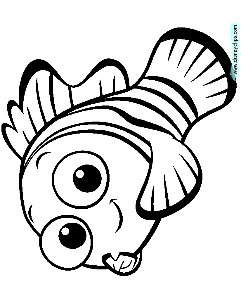 Finding nemo coloring pages