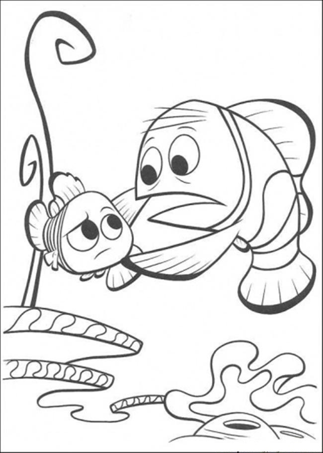 Free printable nemo coloring pages for kids