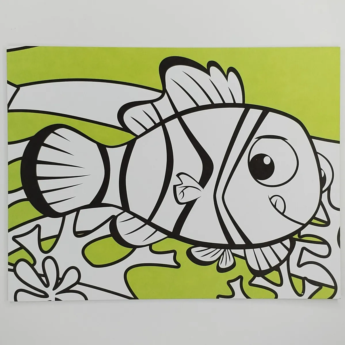 Finding nemo coloring book postcard disney pixar x