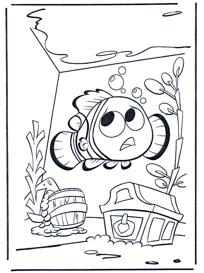 Free printable nemo coloring pages for kids