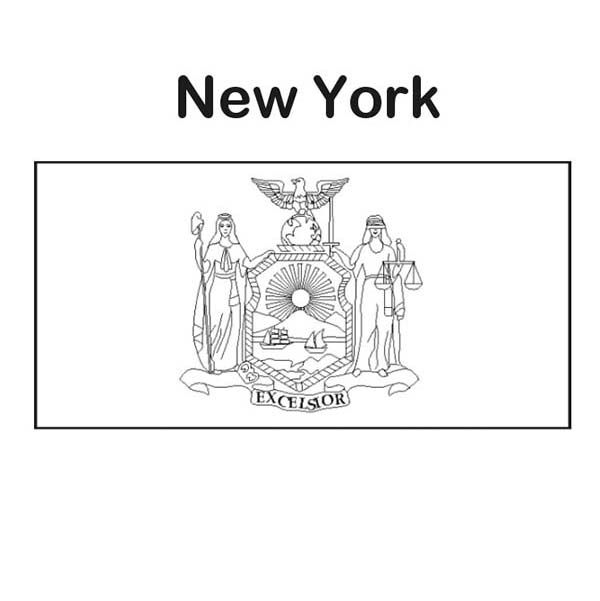 New york state flag coloring page color luna flag coloring pages coloring pages state flags