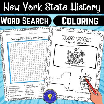 New york state history word search