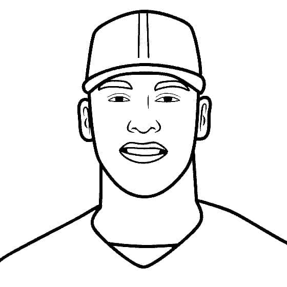 New york yankees logo image coloring page